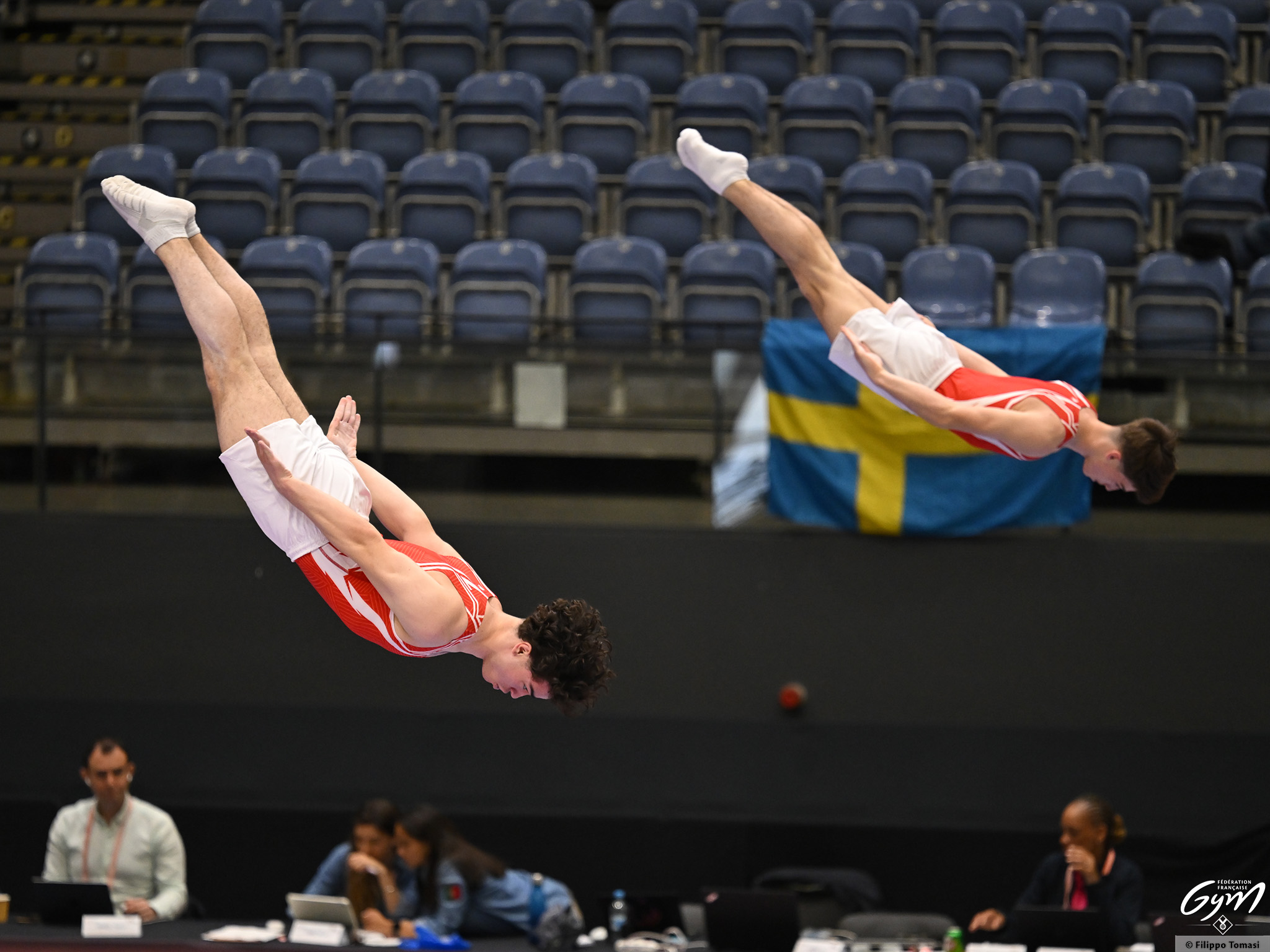 Championnats d'Europe junior - Synchronisé Anton et Rafaël Roy